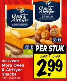 Vomar Voordeelmarkt Mora Oven & Airfryer Snacks aanbieding