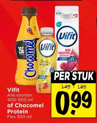 Vomar Voordeelmarkt Vifit of Chocomel Protein aanbieding