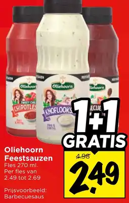 Vomar Voordeelmarkt Oliehoorn Feestsauzen aanbieding