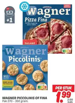 Dekamarkt WAGNER PICCOLINIS OF FINA aanbieding