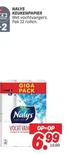 Dekamarkt NALYS KEUKENPAPIER aanbieding