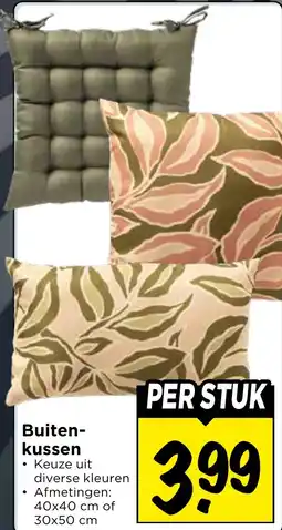 Vomar Voordeelmarkt Buiten- kussen aanbieding