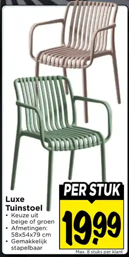 Vomar Voordeelmarkt Luxe Tuinstoel aanbieding