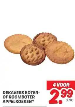 Dekamarkt DEKAVERS BOTER- OF ROOMBOTER APPELKOEKEN aanbieding