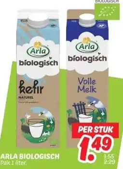 Dekamarkt ARLA BIOLOGISCH aanbieding