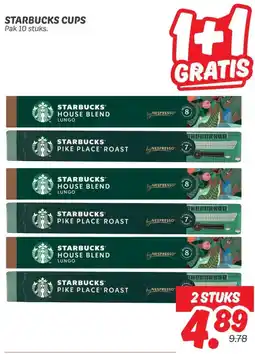 Dekamarkt STARBUCKS CUPS aanbieding