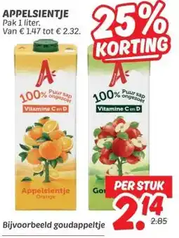 Dekamarkt APPELSIENTJE aanbieding