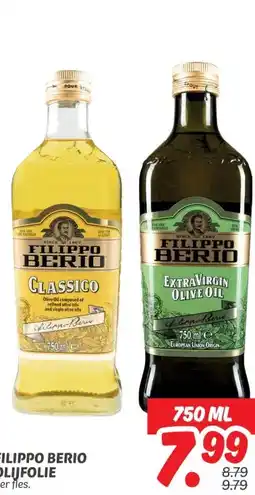 Dekamarkt FILIPPO BERIO OLIJFOLIE aanbieding