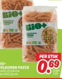 Dekamarkt BIO+VOLKOREN PASTA aanbieding