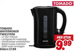 Dekamarkt TOMADO WATERKOKER TWK1700B aanbieding