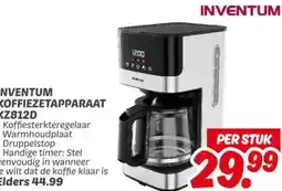 Dekamarkt INVENTUM KOFFIEZETAPPARAAT KZ812D aanbieding