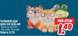 Dekamarkt TUINBEELDJE DIER OP SOLAR - aanbieding