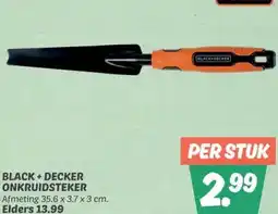 Dekamarkt BLACK+DECKER ONKRUIDSTEKER aanbieding