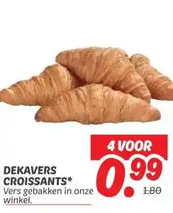 Dekamarkt DEKAVERS CROISSANTS aanbieding