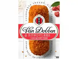 Hoogvliet Van Dobben Rundvlees Croquetten aanbieding