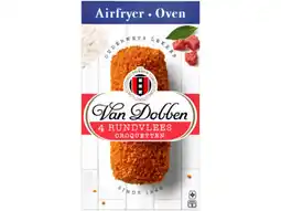 Hoogvliet Van Dobben Oven & Airfryer Rundvlees Croquetten aanbieding
