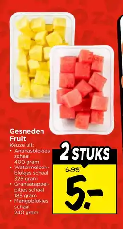Vomar Voordeelmarkt Gesneden Fruit aanbieding