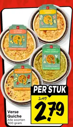 Vomar Voordeelmarkt Verse Quiche aanbieding