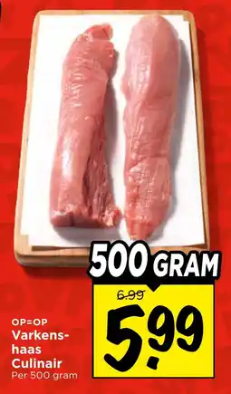Vomar Voordeelmarkt Varkens- haas Culinair aanbieding