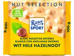 Hoogvliet Ritter Sport Hele hazelnoot wit aanbieding