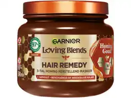 Hoogvliet Garnier Loving Blends Herstellend masker honing goud aanbieding