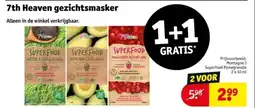 Kruidvat 7th Heaven gezichtsmasker aanbieding