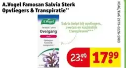 Kruidvat A.Vogel Famosan Salvia Sterk Opvliegers & Transpiratie" aanbieding