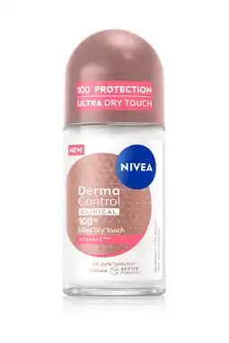 De Online Drogist Nivea Derma Control Clinical 100H Ultra Dry Touch Anti-transpirant Roller 50ML aanbieding