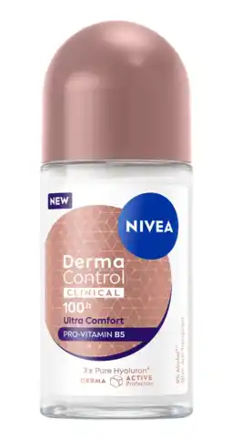 De Online Drogist Nivea Derma Comfort Clinical 100H Ultra Comfort Anti-transpirant Roller 50ML aanbieding
