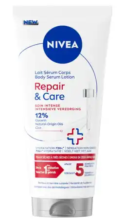 De Online Drogist Nivea Repair & Care Body Serum Lotion - Droge en Zeer Droge Huid 200ML aanbieding