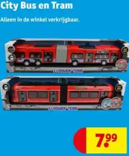 Kruidvat City Bus en Tram aanbieding