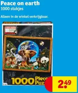 Kruidvat Peace on earth aanbieding