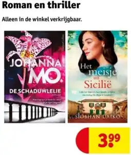 Kruidvat Roman en thriller aanbieding