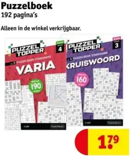 Kruidvat Puzzelboek aanbieding