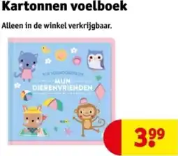 Kruidvat Kartonnen voelboek aanbieding