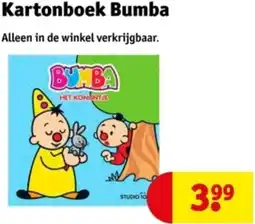 Kruidvat Kartonboek Bumba aanbieding