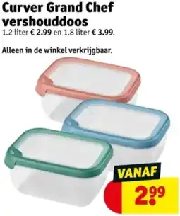Kruidvat Curver Grand Chef vershouddoos aanbieding