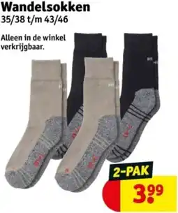 Kruidvat Wandelsokken aanbieding