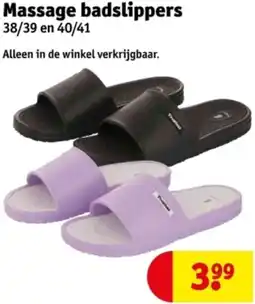 Kruidvat Massage badslippers aanbieding