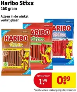 Kruidvat Haribo Stixx aanbieding