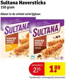 Kruidvat Sultana Haversticks aanbieding