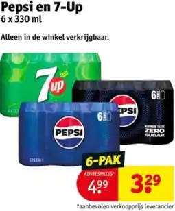 Kruidvat Pepsi en 7-Up aanbieding