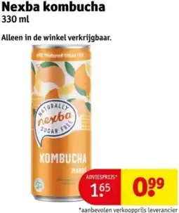 Kruidvat Nexba kombucha aanbieding