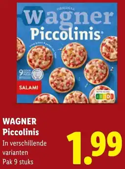 Lidl Wagner Piccolinis aanbieding