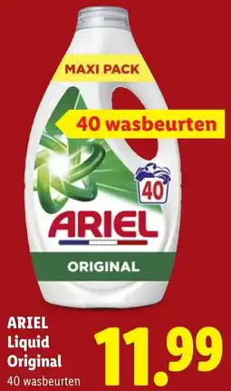Lidl Ariel Liquid Original aanbieding