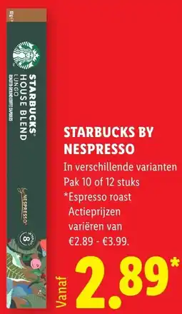 Lidl Starbucks by nespresso aanbieding