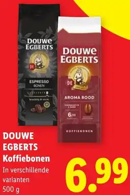Lidl Douwe Egberts Koffiebonen aanbieding