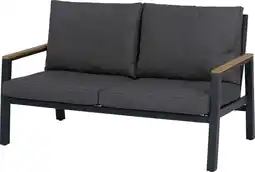 Intratuin Intratuin 2-zits loungebank Hidde antraciet aanbieding