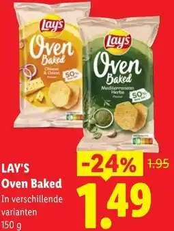 Lidl Lay's Oven Baked aanbieding