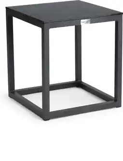 Intratuin Tierra Outdoor loungetafel Rio grafite antraciet 40 x 40 x 45,5 cm small aanbieding